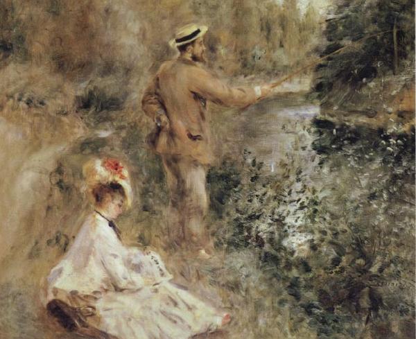 Pierre Renoir The Fisherman Norge oil painting art